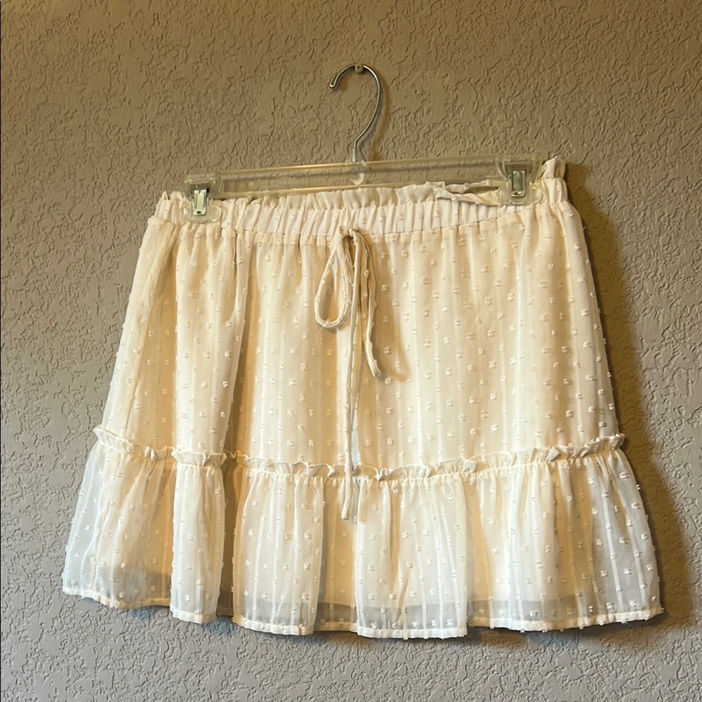 Altar’d State Elegant Cream Skirt
